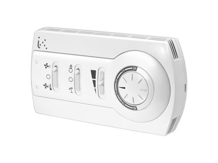 Room thermostats for 2 or 4 pipe system