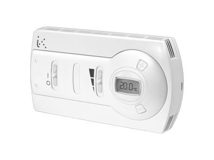 Room thermostats for 4 pipe system with economy function