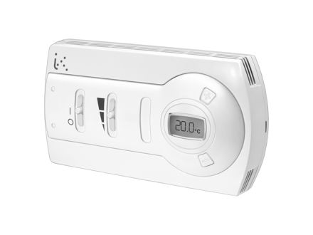 Room thermostats one stage for 2 pipe system with economy function