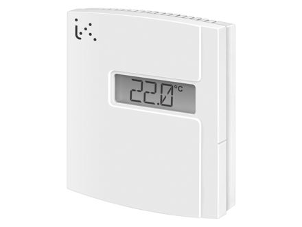 Trasmettitore di temperatura ambiente, uscita 0…10 V, Modbus